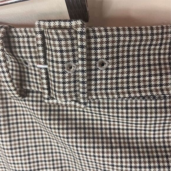 Violeta Women's XL Geometric Pencil Skirt Knee‎ Length Belted Waist Career Wear - Picture 2 of 6